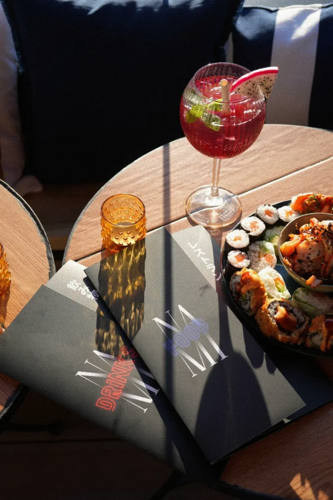 dîner face au port Saint-Raphaël cuisine japonaise