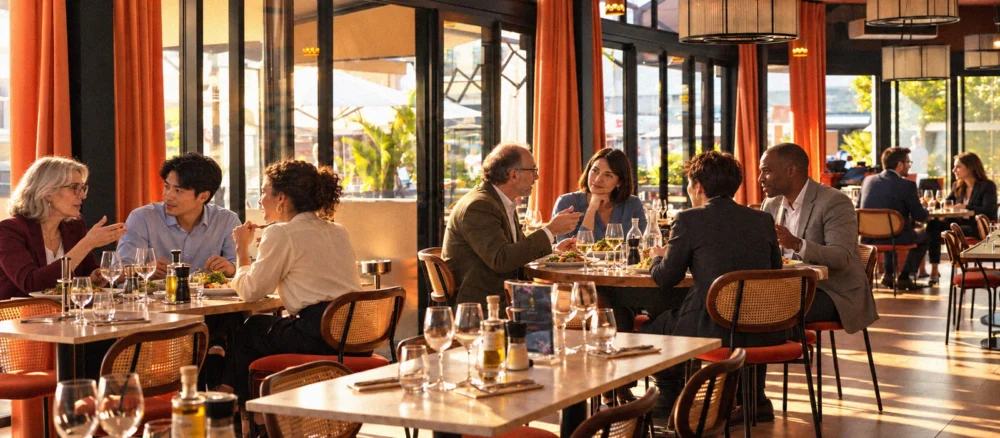 Business lunch in Saint-Raphaël